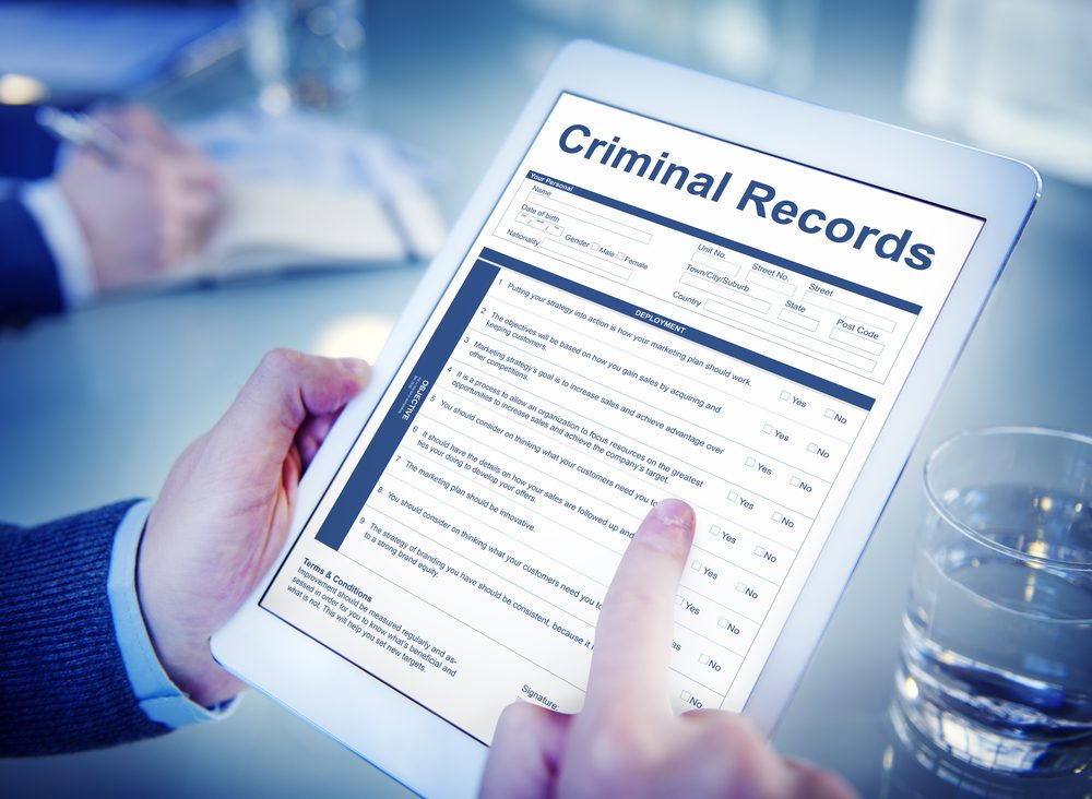 criminal background record check in Canada