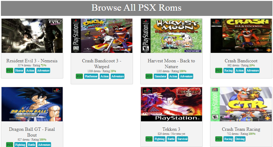 C:UsersacerDropboxGamulator Guest Posting Articles - IvanNovi Tekstovitechzim.co.zw - How to Play PlayStation 1 Games on your PCpsx-roms.png