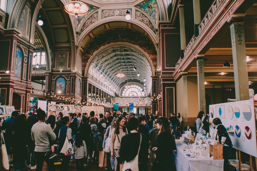 Pop up Shops and the rise of ephemeral stores 1 people walking in hallway