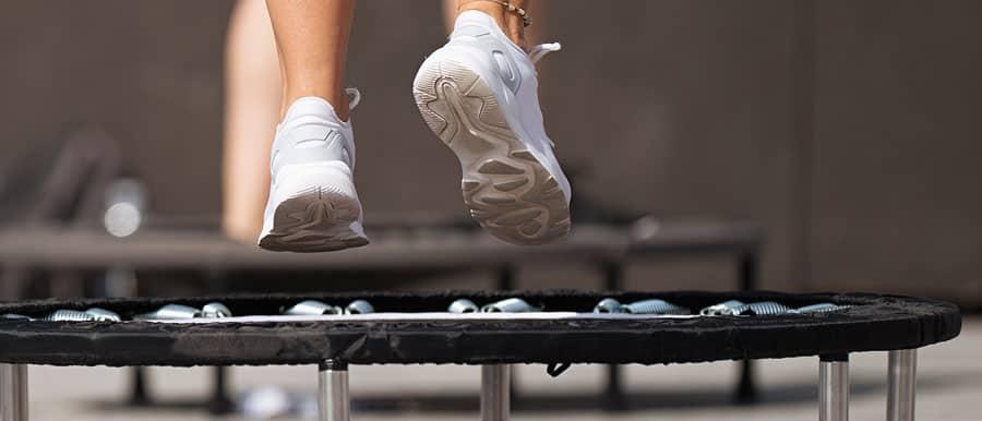 Jump on the trampoline and its positive effect on health