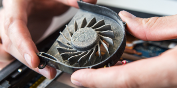 What do you do if your laptop fan is loud?