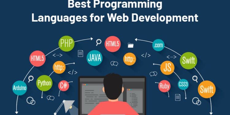 The 5 most used programming languages for developing web applications